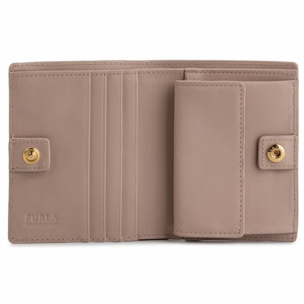 Damväska Furla PCW1023-GR-DR Beige 11 x 9 x 2 cm