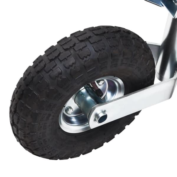 vidaXL næsehjul til trailer med klembøjle 48 mm galvaniseret stål