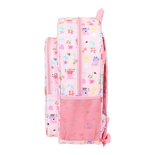 Skoletaske Peppa Pig Having fun Pink (26 x 34 x 11 cm)