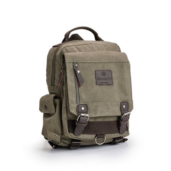 PRAKTISKT RYGGSÄCK FRÅN SUTHERLAND & SONS – GRÖN
