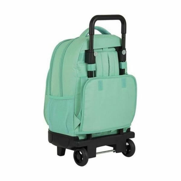 Skolerygsæk med Hjul Compact BlackFit8 M918 Turkisblå 33 X 45 X 22 cm