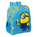 Miniatyrbillede 1 af 3: Skoletaske Minions Minionstatic Blå 32 x 38 x 12 cm