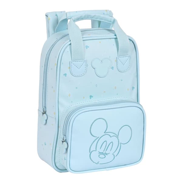 Skoletaske Mickey Mouse Clubhouse Lyseblå 20 x 28 x 8 cm