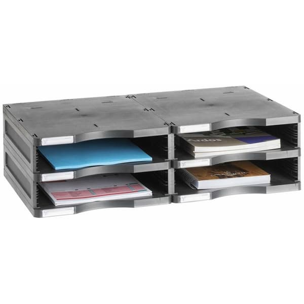Modulaarinen arkistokaappi Archivo 2000 ArchivoDoc 4 osiot Din A4 Musta 36 x 60 x 16,5 cm