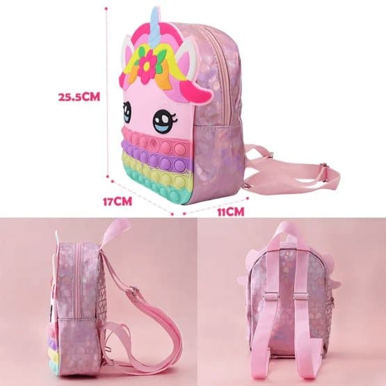 Ryggsäck Popit Unicorn - Lila