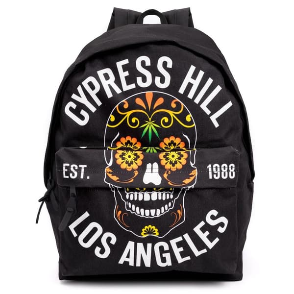 Cypress Hill Los Angeles Backpack Black/White/Orange One Size
