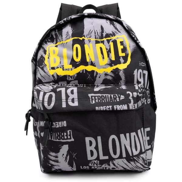 Blondie 3. februar 1977 LA Concert Backpack Black/White/Yellow One Size