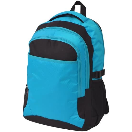 Skolryggsäck 40 L Svart Och Blå