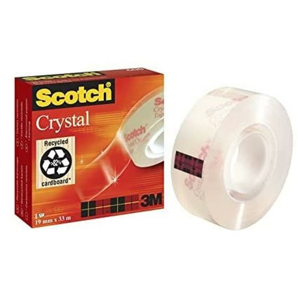 Liimanauha Scotch Crystal 19 mm x 33 m Läpinäkyvä (6 osaa)
