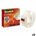 Pikkukuva 1 / 2: Liimanauha Scotch Crystal 19 mm x 33 m Läpinäkyvä (6 osaa)