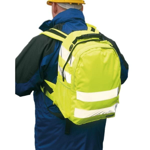 Portwest Hi-Vis Backpack Yellow One Size