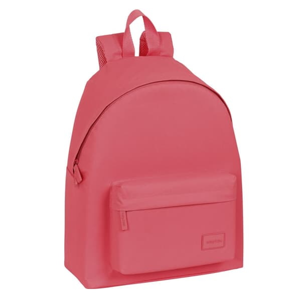 Skolebag Safta Marsala 33 x 42 x 15 cm Rødbrun
