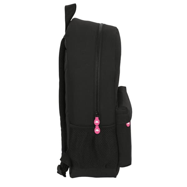 Skoletaske Kappa Black and pink Sort (30 x 46 x 14 cm)