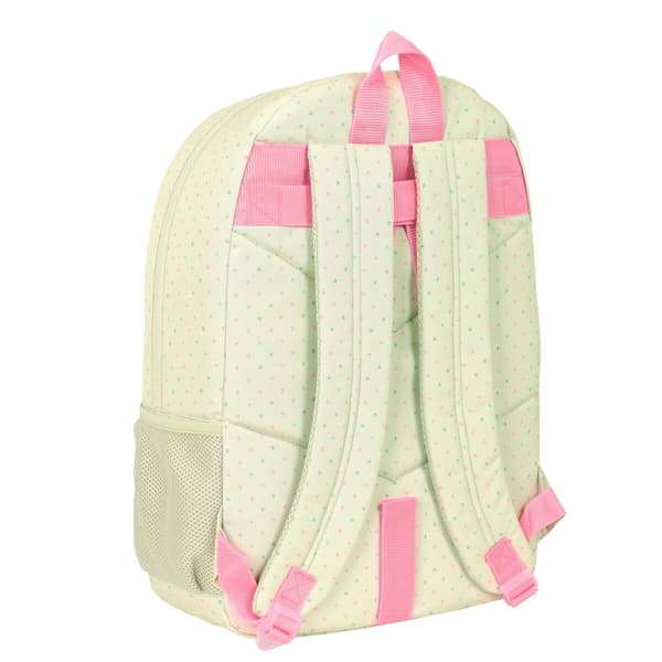 Skoletaske Glow Lab Magic flow Beige 30 x 46 x 14 cm