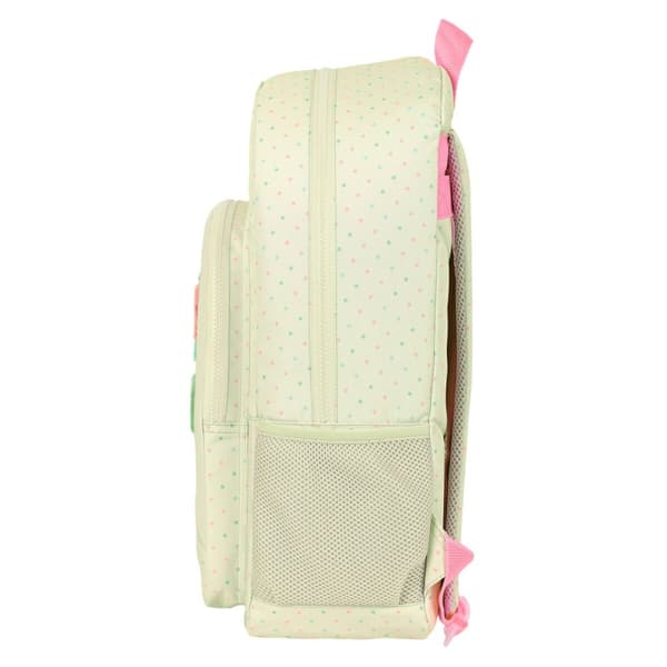 Skoletaske Glow Lab Magic flow Beige 30 x 46 x 14 cm
