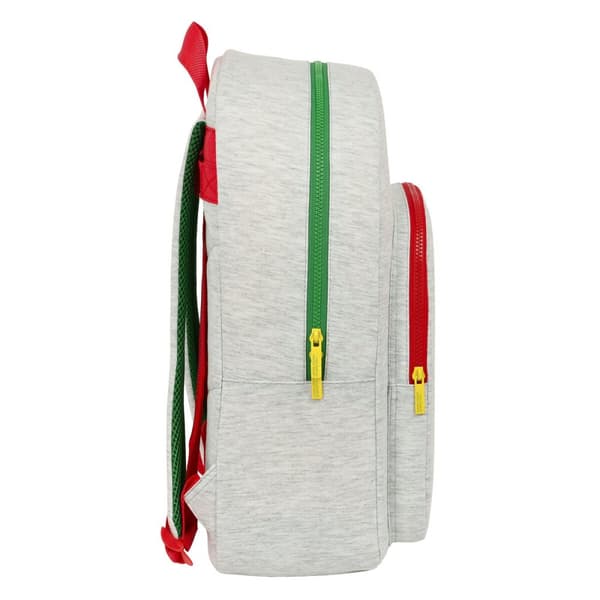 Skoletaske Benetton Pop Grå (30 x 46 x 14 cm)