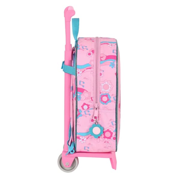 Skolerygsæk med Hjul LOL Surprise! Glow girl Pink (22 x 27 x 10 cm)