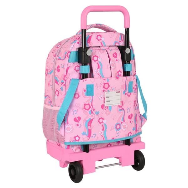 Skolerygsæk med Hjul LOL Surprise! Glow girl Pink (33 x 45 x 22 cm)