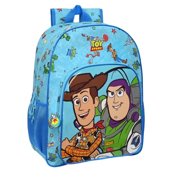 Skoletaske Toy Story Ready to play Lyseblå (33 x 42 x 14 cm)