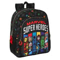 Miniatyrbillede 1 af 3: Skoletaske The Avengers Super heroes Sort (32 x 38 x 12 cm)