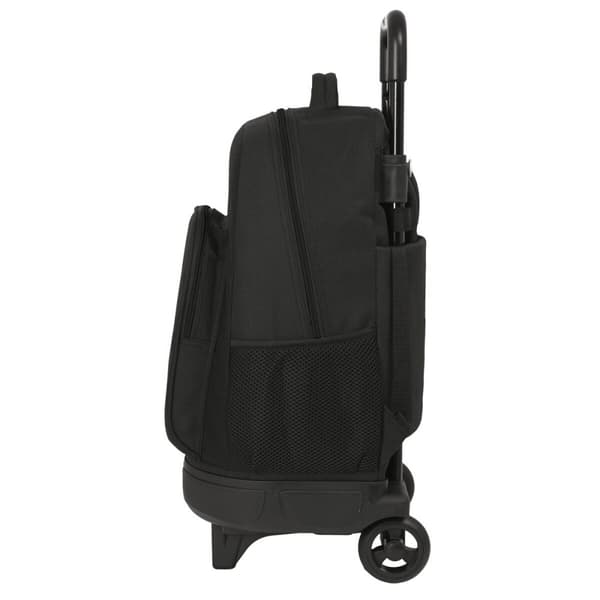 Skolerygsæk med Hjul Kappa Black Sort (33 x 45 x 22 cm)