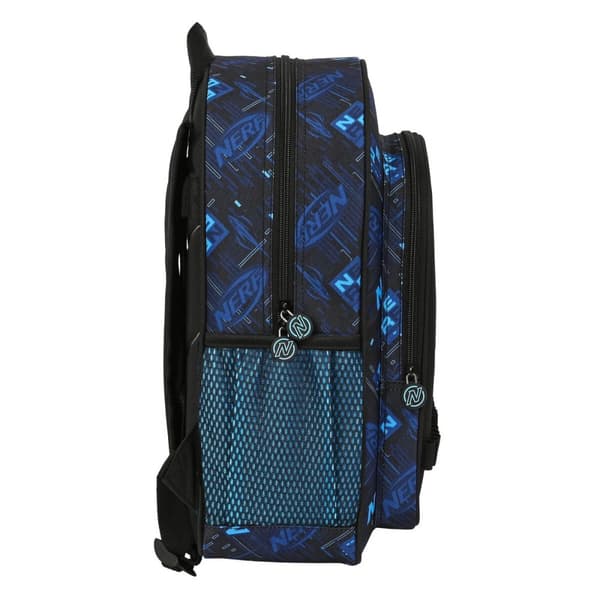 Skoletaske Nerf Boost Sort (32 x 38 x 12 cm)