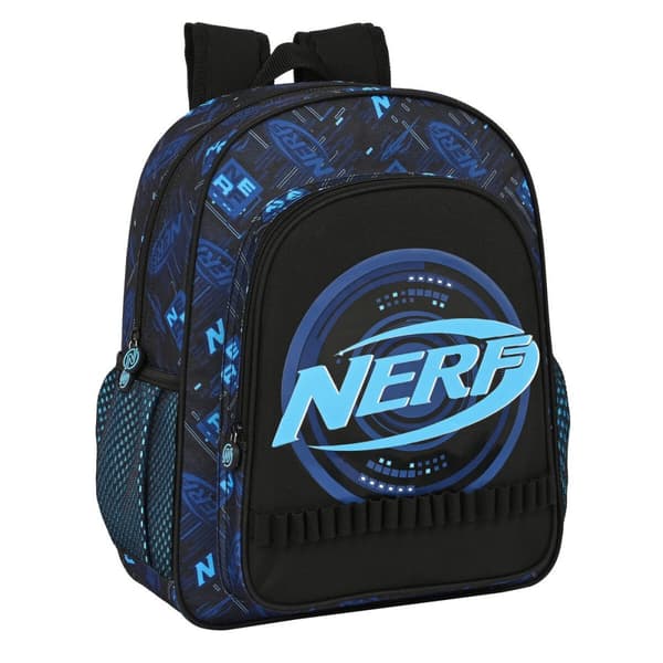 Skoletaske Nerf Boost Sort (32 x 38 x 12 cm)