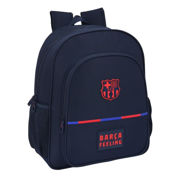 Skoletaske F.C. Barcelona Marineblå (32 x 38 x 12 cm)