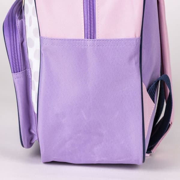 Skoletaske Minnie Mouse Gennemsigtig Pink 25 x 30 x 12 cm