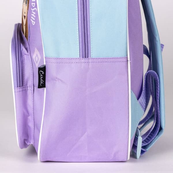 Skoletaske Frozen Gennemsigtig Syren 25 x 30 x 12 cm