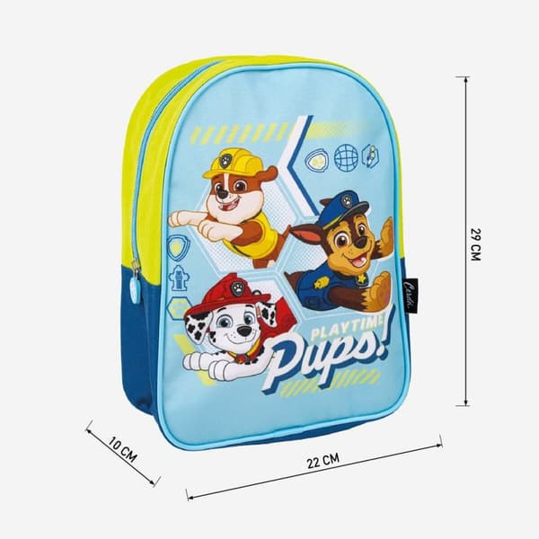 Skoletaske The Paw Patrol Blå