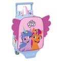 Miniatyrbillede 1 af 3: Skolerygsæk med Hjul My Little Pony Wild & free Blå Pink 22 x 27 x 10 cm