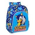 Miniatyrbillede 1 af 3: Skoletaske Sonic Speed 26 x 34 x 11 cm Blå