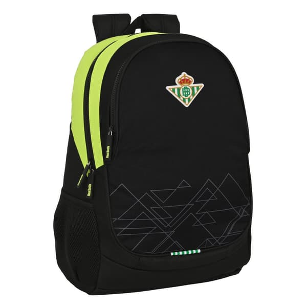 Skoletaske Real Betis Balompié Sort Lime 32 x 44 x 16 cm