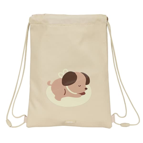 Rygsæk med Snore Safta Puppy Beige