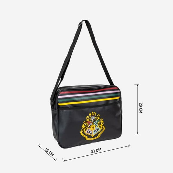 Skole skoletaske Harry Potter Sort 33 x 28 x 15 cm