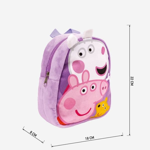 Skoletaske Peppa Pig Syren 18 x 22 x 8 cm