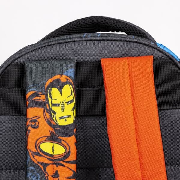 Skoletaske The Avengers Sort 32 x 15 x 42 cm