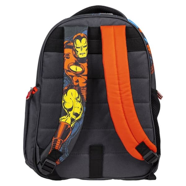 Skoletaske The Avengers Sort 32 x 15 x 42 cm