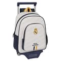 Miniatyrbillede 1 af 3: Skolerygsæk med Hjul Real Madrid C.F. Hvid 28 x 34 x 10 cm