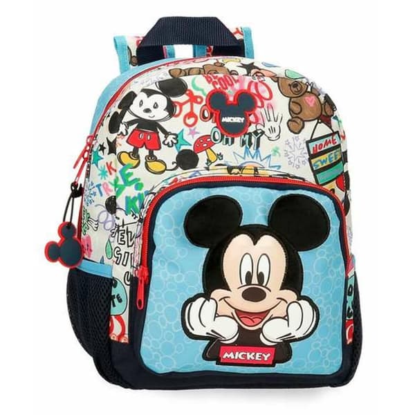 Skoletaske Mickey Mouse Mickey Be Cool 23 x 28 x 10 cm