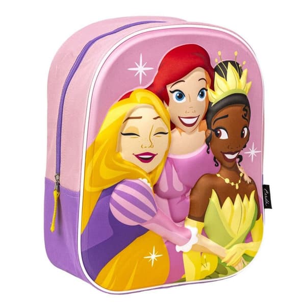 Skoletaske Princesses Disney Pink 25 x 31 x 10 cm