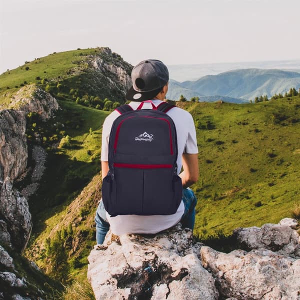 Ryggsekk ultralett ammenleggbar 36L unisex Tursekk vanntett utendørs dagstursekk for camping, fotturer, reiser, klatring og mye mer