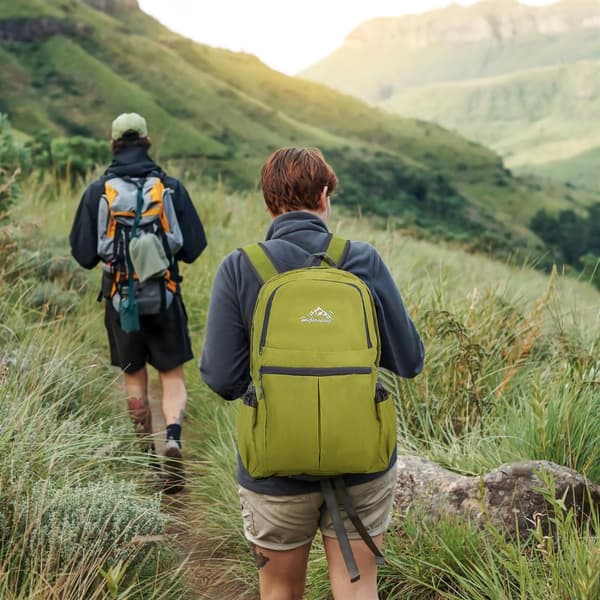 Ryggsekk ultralett ammenleggbar 36L unisex Tursekk vanntett utendørs dagstursekk for camping, fotturer, reiser, klatring og mye mer