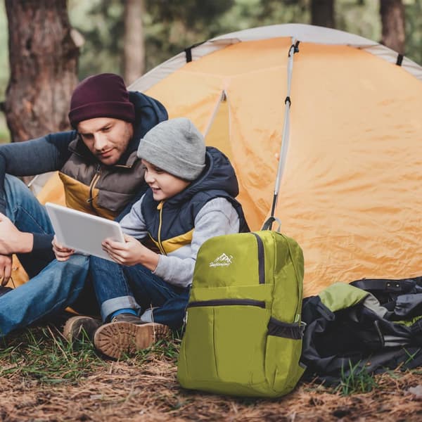 Ryggsekk ultralett ammenleggbar 36L unisex Tursekk vanntett utendørs dagstursekk for camping, fotturer, reiser, klatring og mye mer