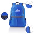 Miniatyrbilde 3 av 8: Ryggsekk ultralett ammenleggbar 36L unisex Tursekk vanntett utendørs dagstursekk for camping, fotturer, reiser, klatring og mye mer
