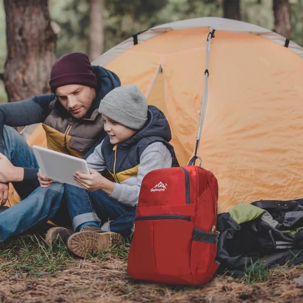 Ryggsekk ultralett ammenleggbar 36L unisex Tursekk vanntett utendørs dagstursekk for camping, fotturer, reiser, klatring og mye mer