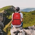 Miniatyrbilde 8 av 8: Ryggsekk ultralett ammenleggbar 36L unisex Tursekk vanntett utendørs dagstursekk for camping, fotturer, reiser, klatring og mye mer