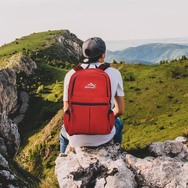 Ryggsekk ultralett ammenleggbar 36L unisex Tursekk vanntett utendørs dagstursekk for camping, fotturer, reiser, klatring og mye mer