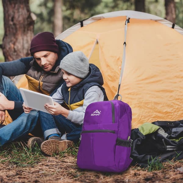 Ryggsekk ultralett ammenleggbar 36L unisex Tursekk vanntett utendørs dagstursekk for camping, fotturer, reiser, klatring og mye mer